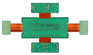 Elektronik zur Steuerung von starr-flexiblen Leiterplatten