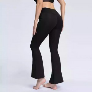 Free sample for Plus Size Flare Yoga Pants - Low Rise Flare Leg Yoga Pants Custom Logo | ZHIHUI – Zhihui