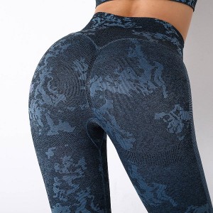 Factory Supply Red Yoga Pants Flare - Wholesale Seamless Knit Women’s Camouflage Hip Yoga Pants | ZHIHUI – Zhihui