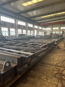 Gwo estrikti asye metal Kabòn Steel Metal Processing Steel Frame Custom Processing