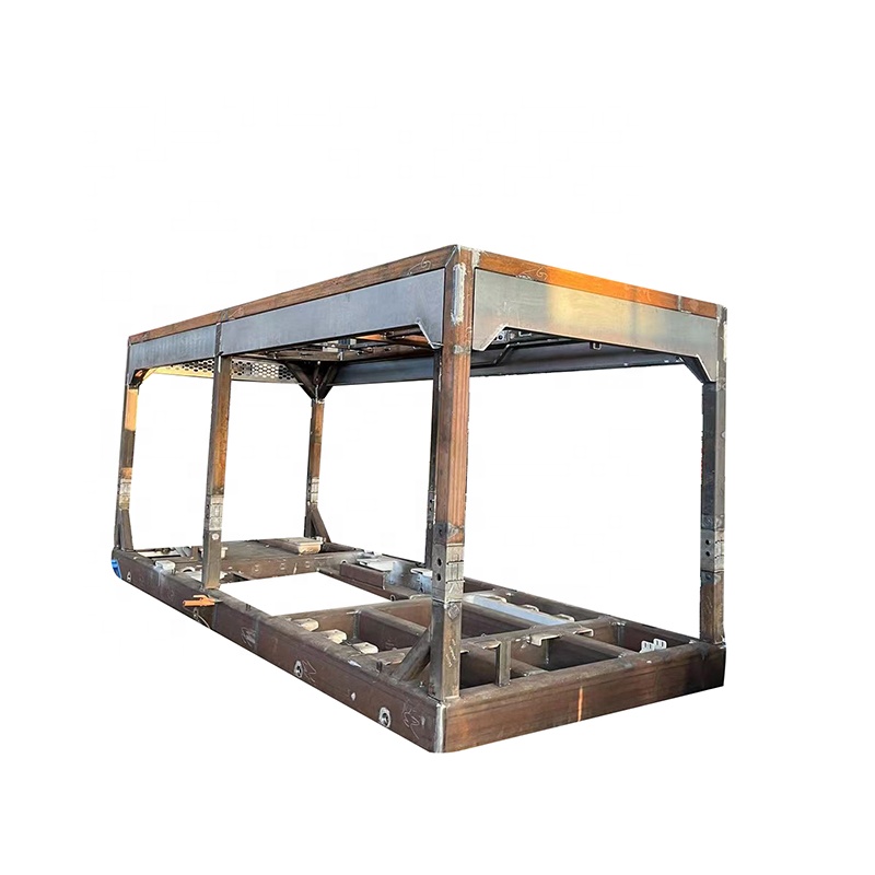 Serviços personalizados de fabricação de estrutura de aço Peças de fabricação de metal OEM Estrutura pesada Fabricação de soldagem de estrutura de aço