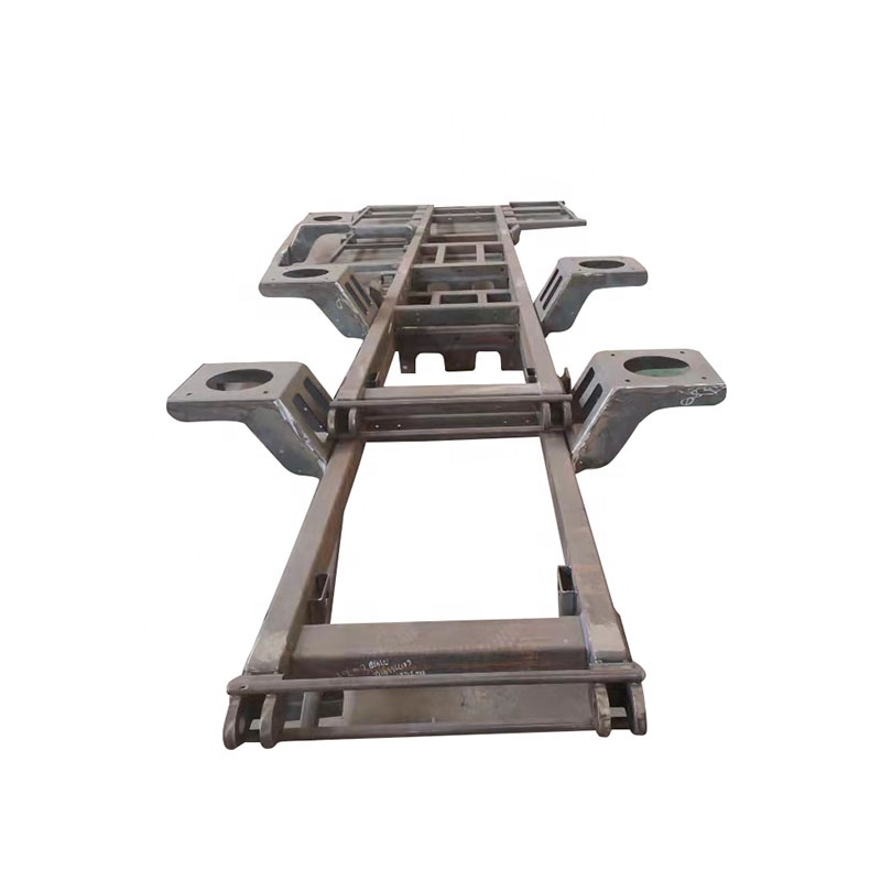 Estrutura de serviço de soldagem de estrutura de aço industrial pré-fabricada para construção de aço para armação de chassi de armazém