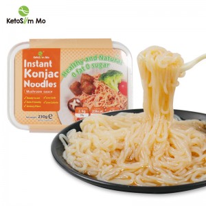Skinny Konjac Pasta Cà chua thuần chay Hương vị Ketoslim Mo Thực phẩm tự nhiên Bún