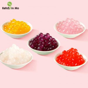 Konjac Boba Pearls Popping Bursting Customizable flavour |Ketoslim Mo