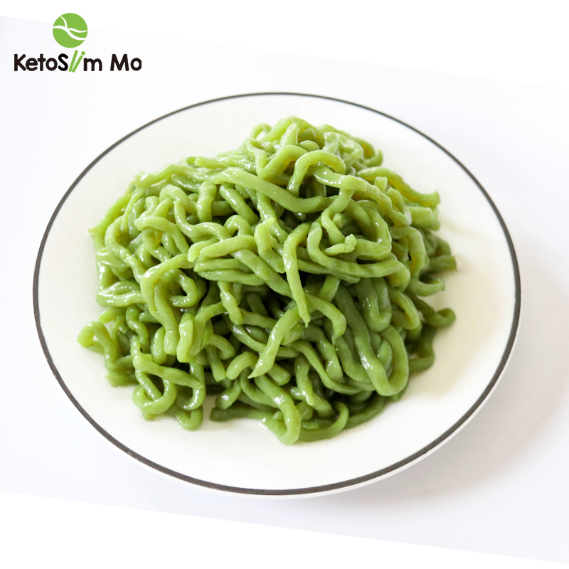 organic shirataki noodles 270g konjac spinach udon  | Ketoslim Mo Featured Image