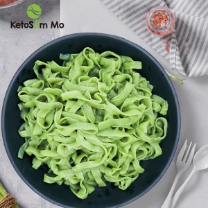 Shirataki fettuccine noodles mababang calorie konjac spinach fettuccine |Ketoslim Mo