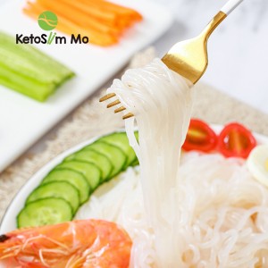 مینوفیکچرر Shirataki konjac نوڈلز تھوک پتلی پاستا غذا ذائقہ |Ketoslim Mo
