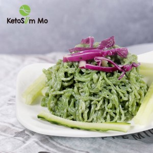 Tagliatelle miracolose di spinaci Konjac in vendita fornitori all'ingrosso丨Ketoslim Mo