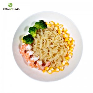 Oat konjac noodles high quality fettuccine konjac shirataki គុយទាវសម្រាប់ការសម្រកទម្ងន់ |Ketoslim Mo