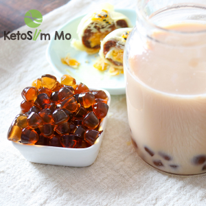 Bubble tea konjac jelly infredient Ketoslim Mo healthy natural chewy foods