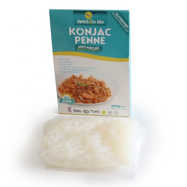 Konjac Penne konjac flour noodles| Ketoslim Mo Featured Image