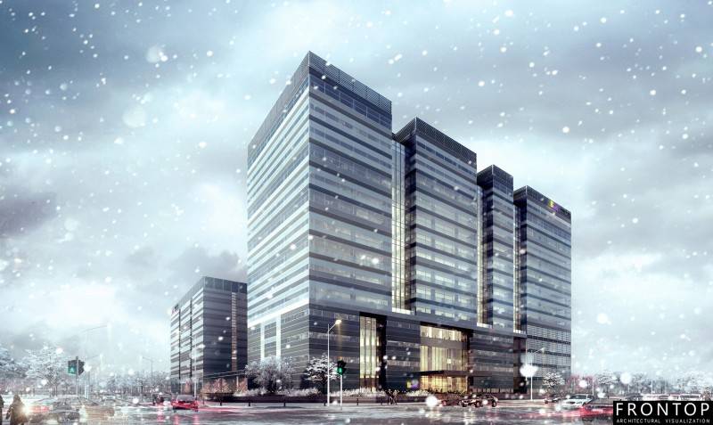 professional factory for Virtual Architectural Rendering -
 China Everbright Bank R&D Center – Frontop