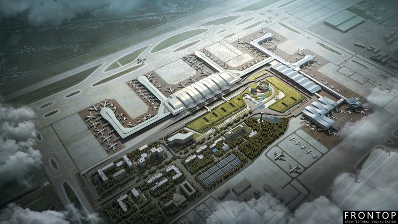 Top Quality Master Planning Visualization - Hangzhou Xiaoshan Airport – Frontop
