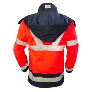 Segondè Vizibilite Travay Jacket Sekirite 3M Jacket meditativ