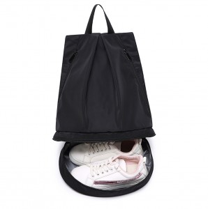 Mochilas femininas, bolsas esportivas com bolso seco e úmido, bolsa de armazenamento multifuncional