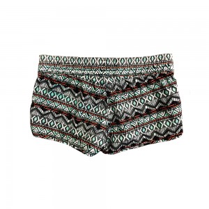 Pantalones cortos de playa con estampado de pantalones cortos con logotipo bordado para damas y niñas