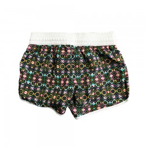 Digtal Printing Board Shorts Kratke hlače za plažu s dva džepa i izvezenim logotipom za žene