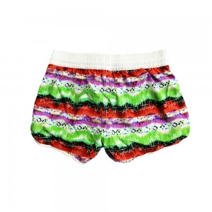 Pantalones cortos de baño Pantalones cortos de playa Pantalones cortos de natación con cintura alta e impresión digital