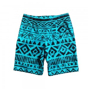 Geometrisk design Printing Board Shorts Badbräde Trunks Beach Shorts