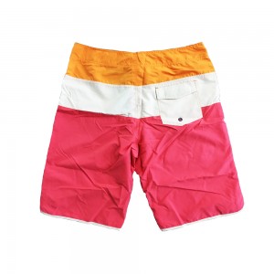 Txiv neej Digital Printing Board Shorts Bathing Board Trunks Beach Shorts With back pockets