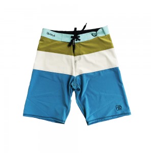 Shorts de praia masculinos calções de banho em cor sólida e com bolsos traseiros