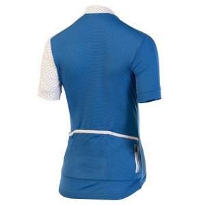 Camisa de ciclismo feminina de manga curta para ciclismo
