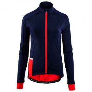 Manteau de cyclisme pour hommes – MARINE/ROUGE