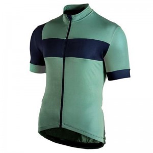Camisa de ciclismo masculina manga curta com painéis sublimados