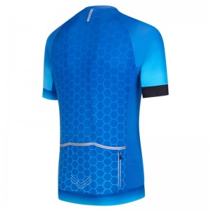 Mga Lalaki nga High Performance Cycling Sublimated Jersey Short Sleeve