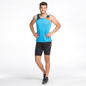 Erkekler Koşu kolsuz Gömlek Antrenman Giyim Spor Tişörtü