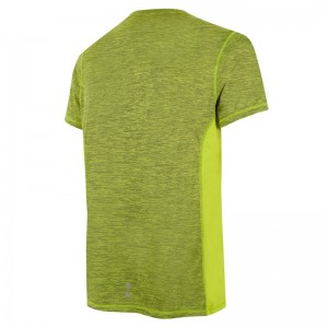 Ανδρικό κοντομάνικο μπλουζάκι για τρέξιμο με διχτυωτό πλαϊνό πάνελ