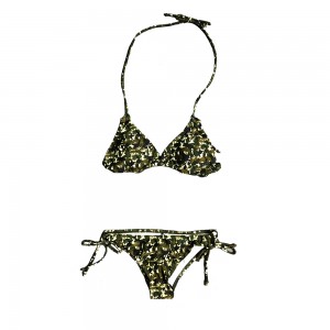 Factory wholesale String Bikini - Bandeau bikinis New European and American sexy printed split swimsuit – FUNGSPORTS