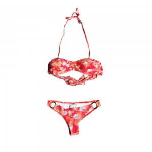 Adjustable ڊجيٽل ڇپائي Bikinis Swimsuit Swimwear مثلث غسل سوٽ