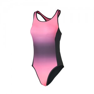 بدلة بيكيني نسائية متغيرة الألوان ملابس الشاطئ قطعة واحدة ملابس سباحة