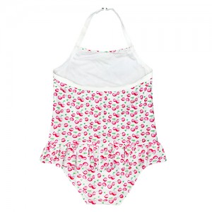 Meiteņu ziedu apdrukas dizains Viengabala peldkostīms sporta bikini peldkostīmi