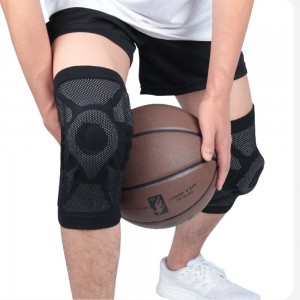 Kompresi Knee Sleeve Medical Knee Pad Kanggo Olahraga