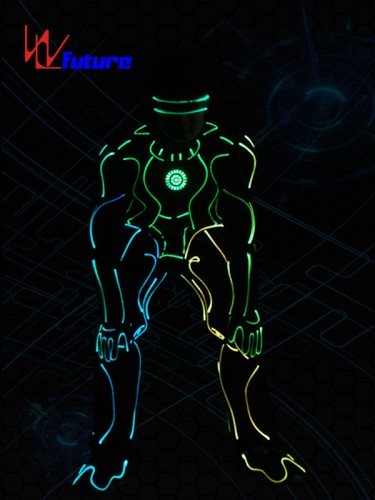 LED Lights Tron Legacy Iron Man Costumes Fiber Optic Suit WL-0255
