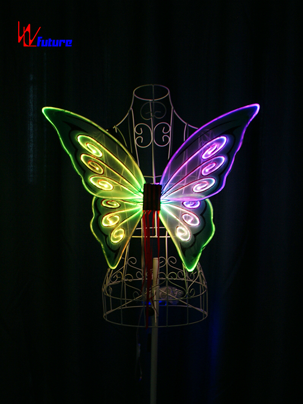 Glowing fiber optic lights butterfly wings for show WL-0171C Featured Image
