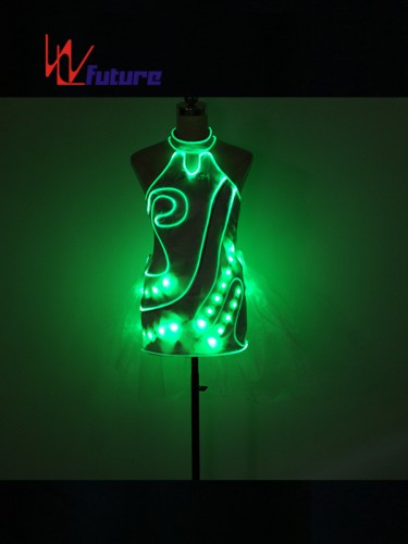 Chinese traditional LED cheongsam dress costume for show WL-0208