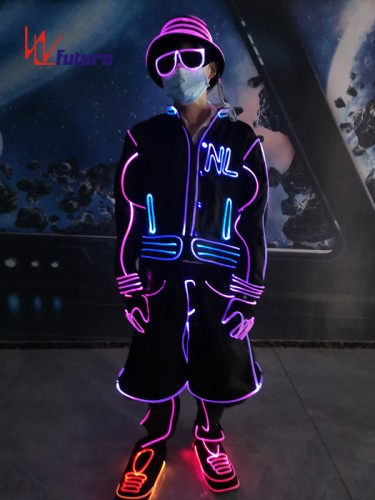 Glowing Sports Basketball Jacket Costumes,Neon Lights Suit WL-0253