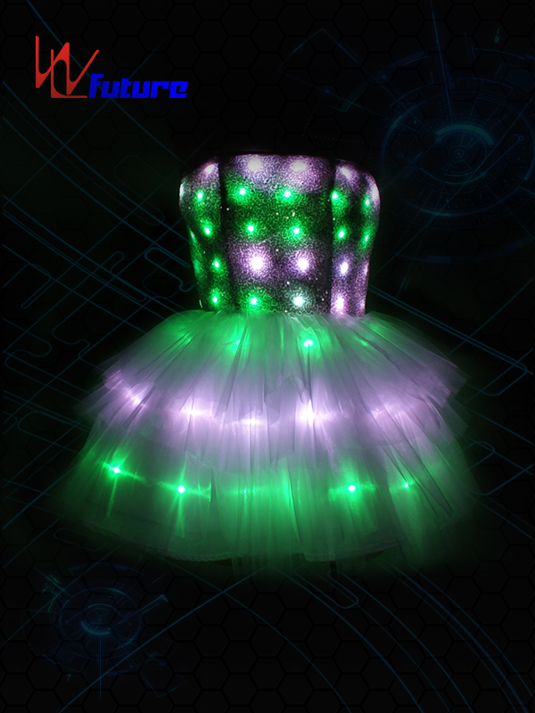 Remote Control LED Light-up Short Skirt for Young Girls WL-0143A Featured Image