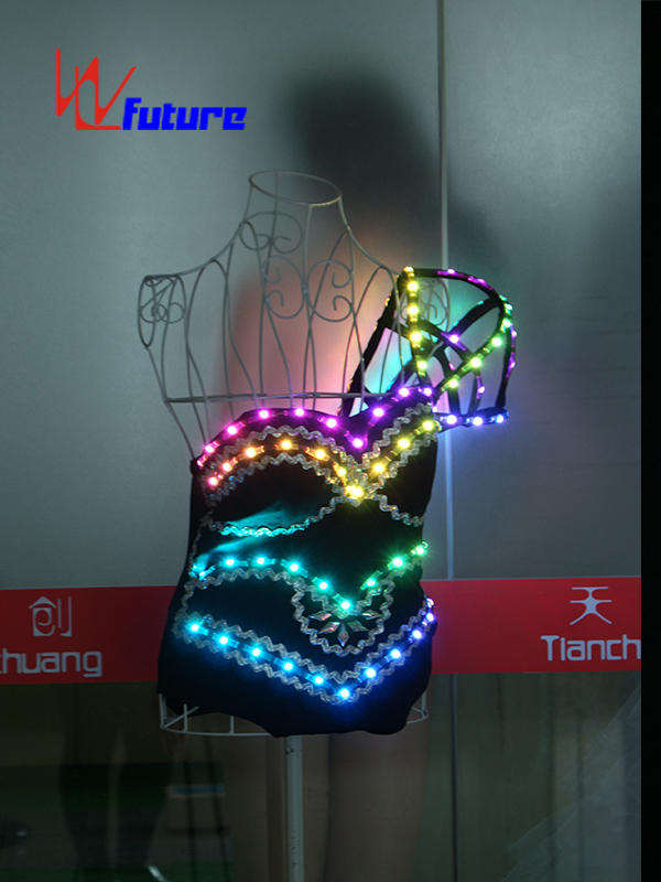 Custom Sexy LED Bikini Gogo Dance Costume for Show WL-0155 Featured Image