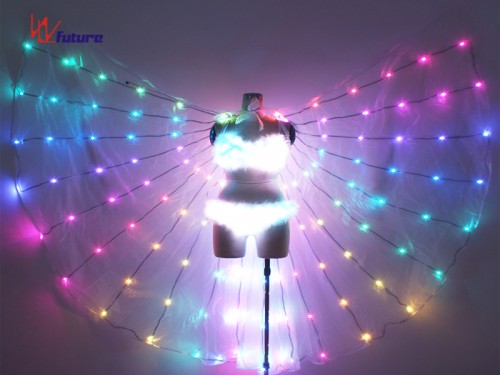 Sexy LED light up bra and panty with LED Wings for Dance Performance WL-0186