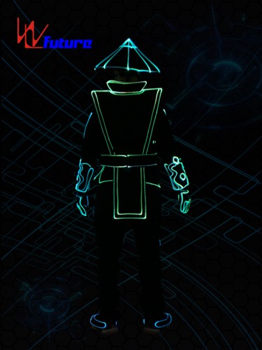 Wireless Controlled Light Up Raiden Costumes Led Tron Dance Suit WL-0233