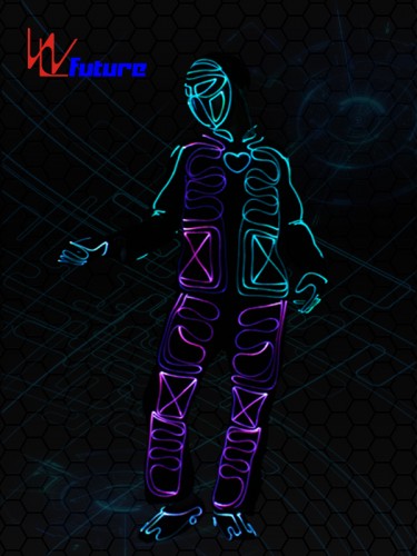 Fiber Optic Tron Dance Costumes,Glow In The Dark Clothing WL-0234