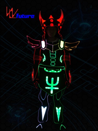 Future Powerful Fiber Optic Horn Glowing Suit Costume WL-0240