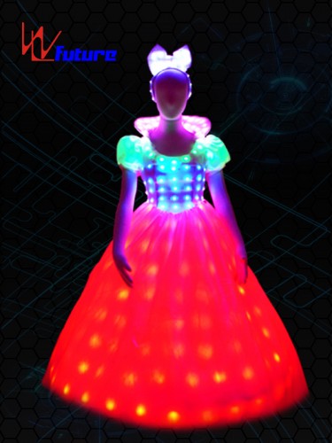 Neon Led Wedding Costume,Princess Led Prom Dress For Party WL-055