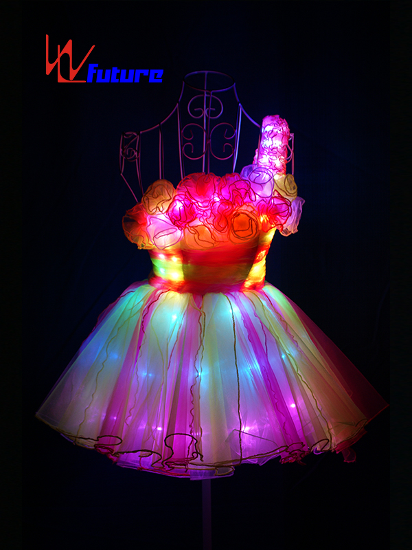 Beautiful Sexy LED Short Skirt Costume for Girl Party WL-0142 Featured Image