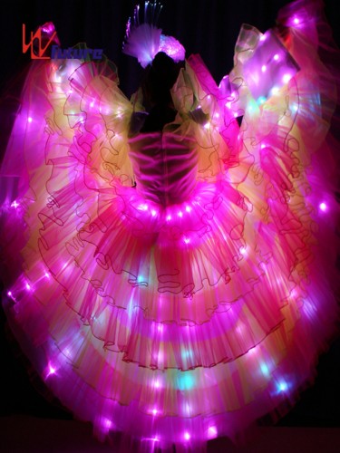 Spanish style LED dress costume for parade floats show WL-0173