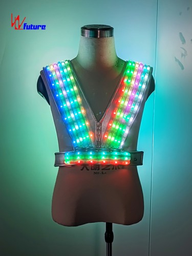 Full Color LED Waistcoat Costume Light up Suit WL-328
